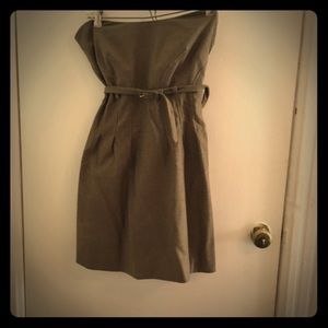 Calypso Strapless Wool Dress w/ Matching Wool Belt ONE OF A KIND